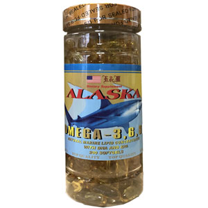 ALASKA OMEGA-3 Deep Sea Fish Oil Capsules