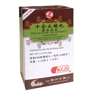 Shi Quan Da Bu Wan (Ten Flavor Tea Extract)